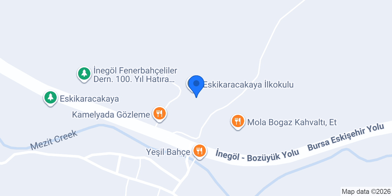 Eskikaracakaya İlkokulu konumu