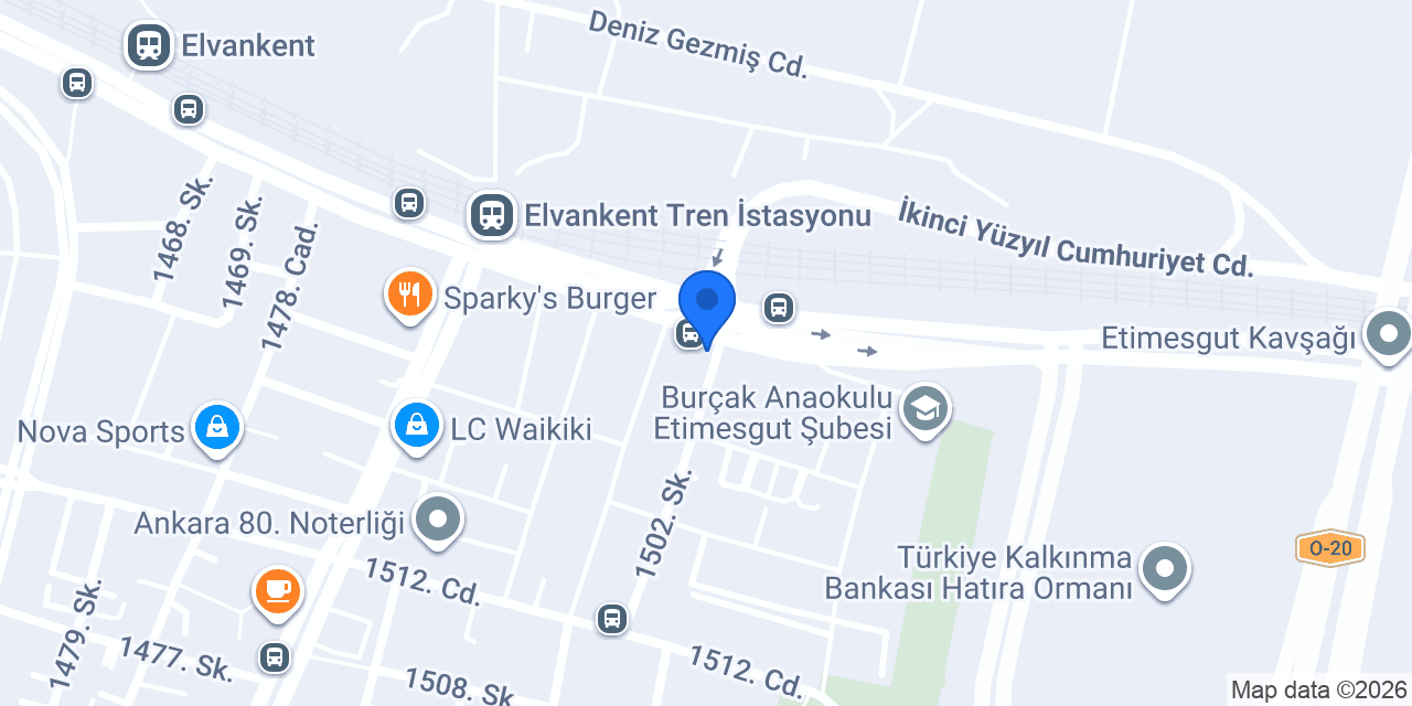 Elvankent Sunay Çiçekçilik konumu