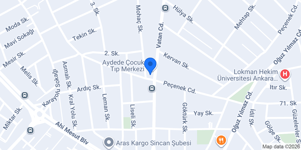 Vatan Taksi konumu