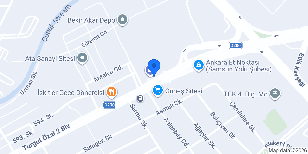 Lastik Dünyası konumu