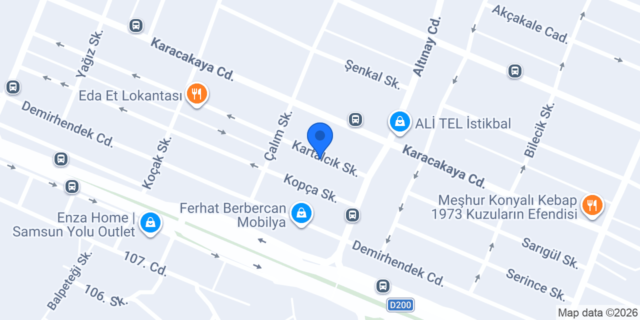 Ateş Mobilya konumu