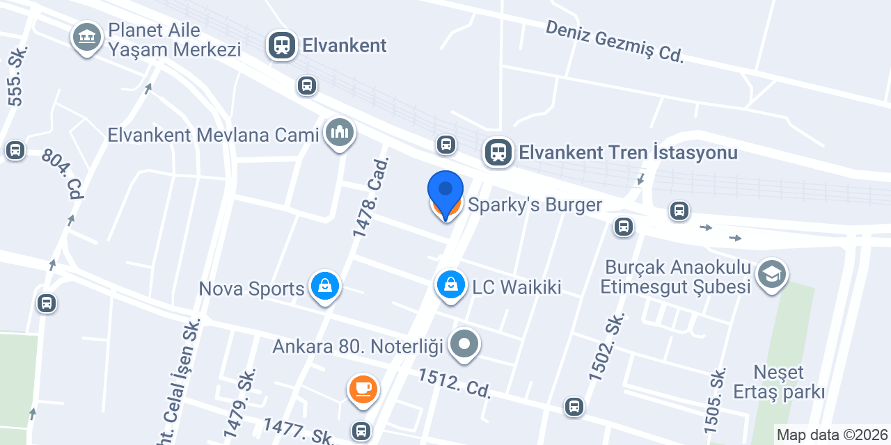 Sparky's Burger konumu