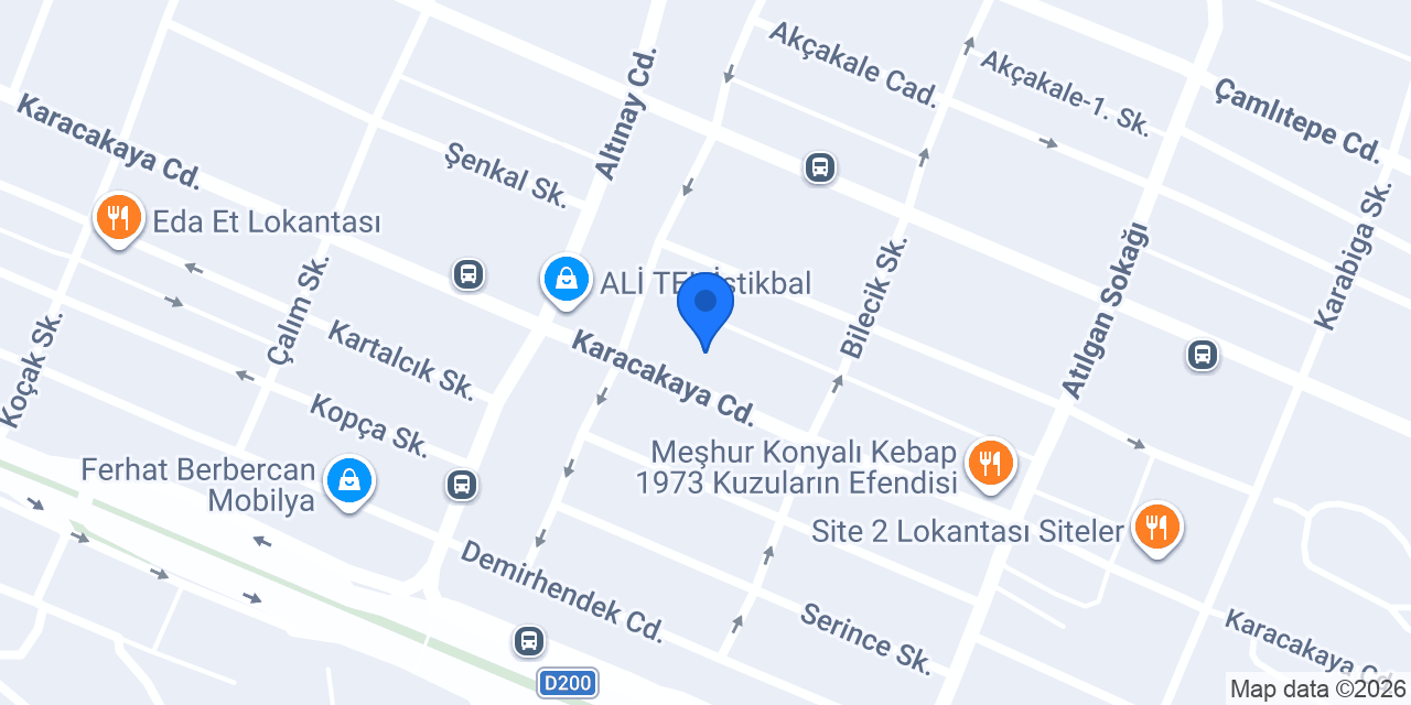 Boztaş Premium Ankara konumu