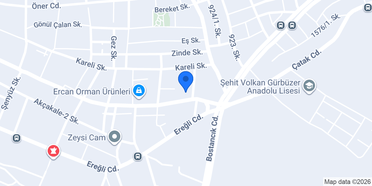 Özdeş Kristal Vitray konumu