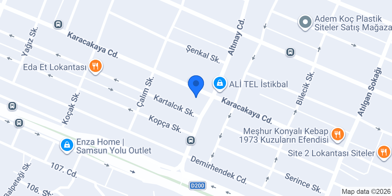 Macitler Mobilya Siteler Ankara konumu