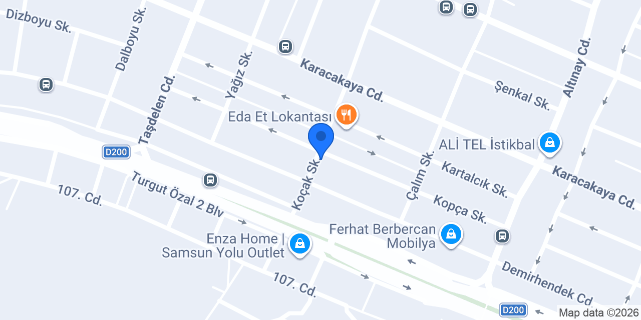 Birlik Mobilya Aksesaurları konumu