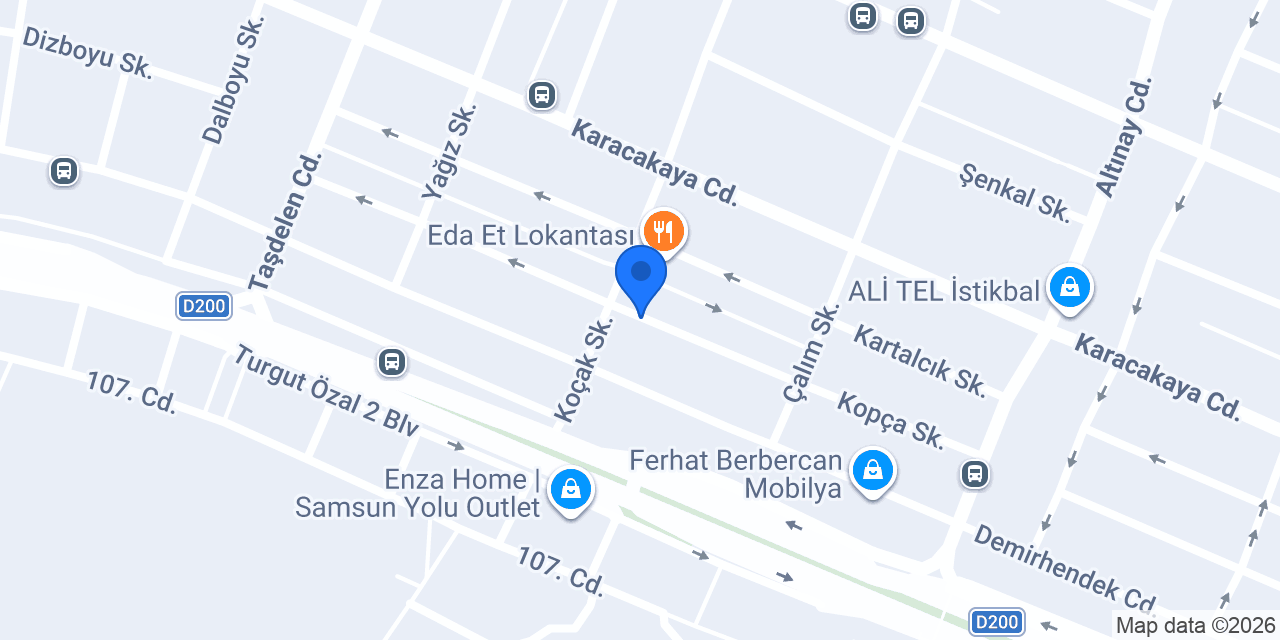 Aydoğanlar Mobilya konumu