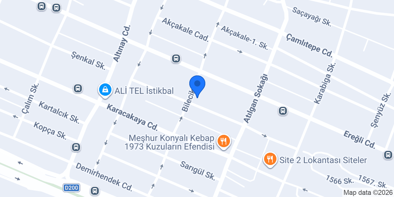 Çelikten Dekorasyon konumu