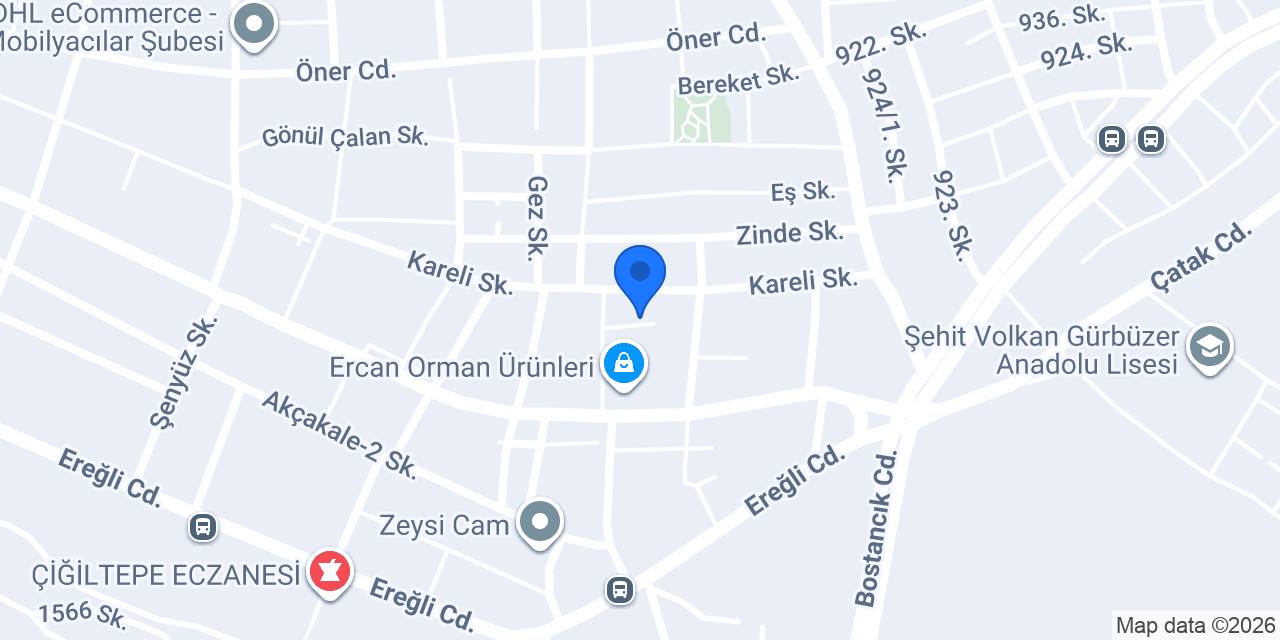 Hermes Emlak İnşaat San. Tic. Ltd. Şti. konumu