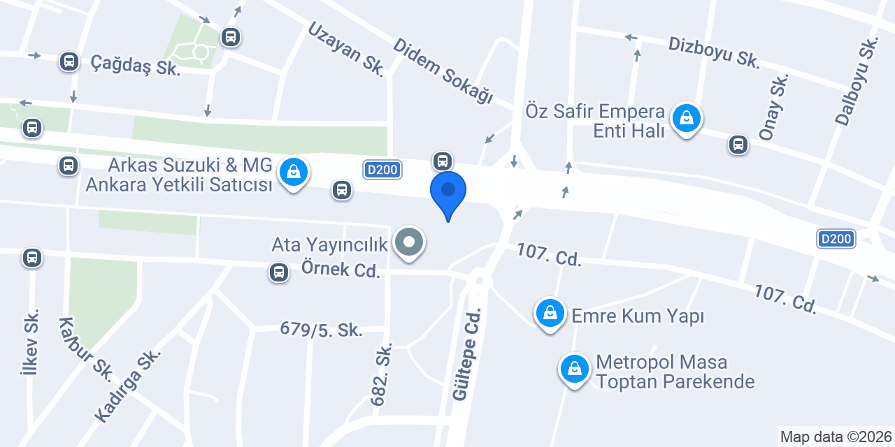 MG Arkas Ankara Yetkili Servis konumu