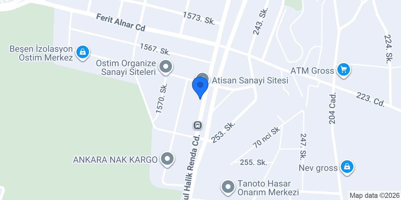 Efor Grup Yalıtım Ltd. Şti. konumu