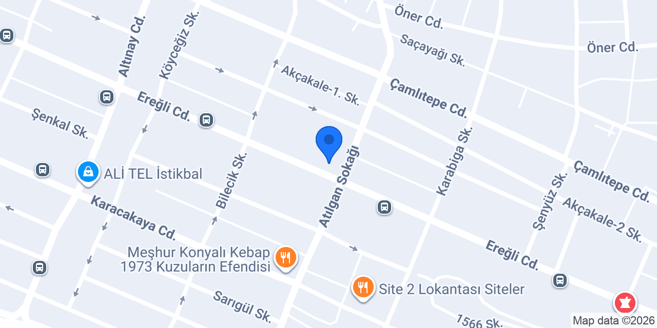 AKÖZ BOYA LTD.ŞTİ. konumu
