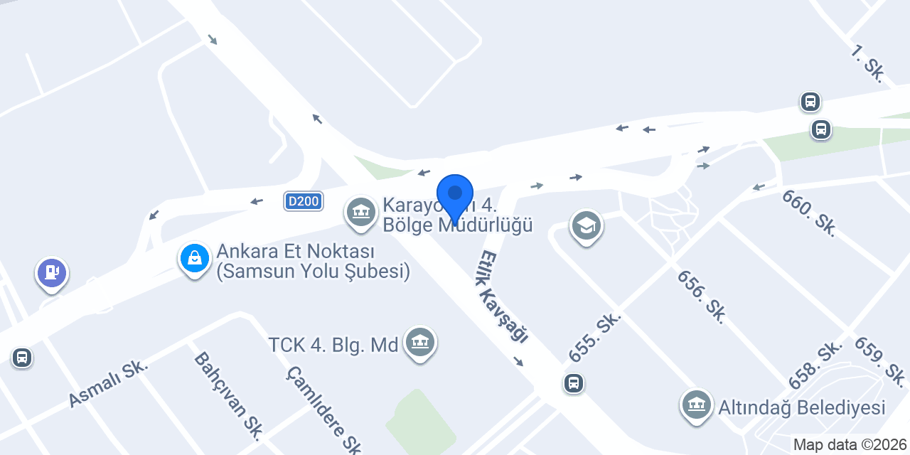 Petrol Ofisi konumu