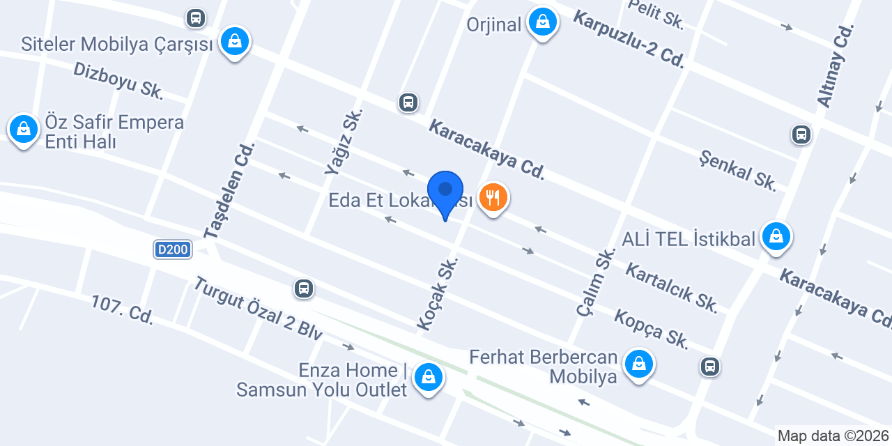 Bacanak Hırdavat Siteler Kulp konumu