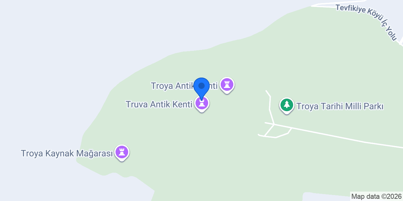 Troia Pension konumu