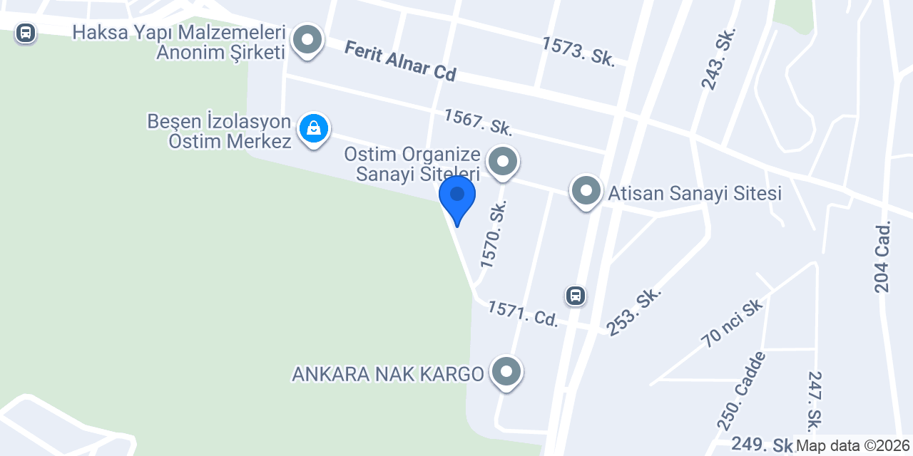 Aksa Grup Yapı Malzemeleri konumu