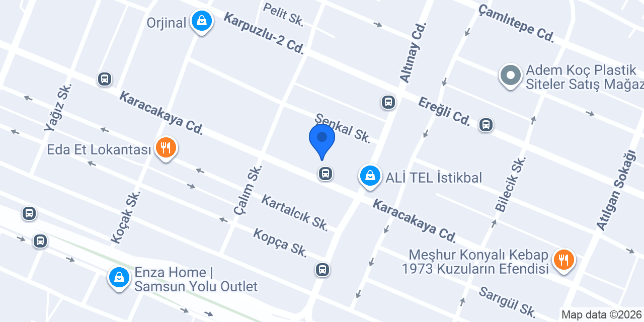 Coşkunoğlu Möble konumu