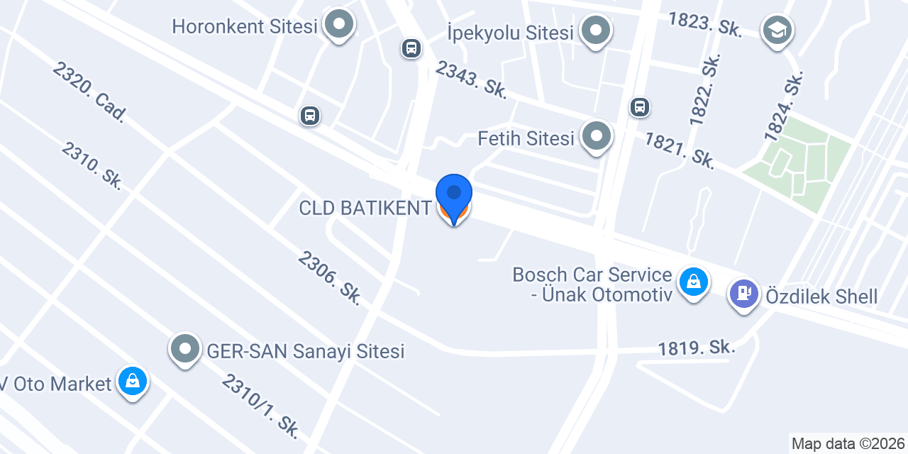CLD BATIKENT konumu
