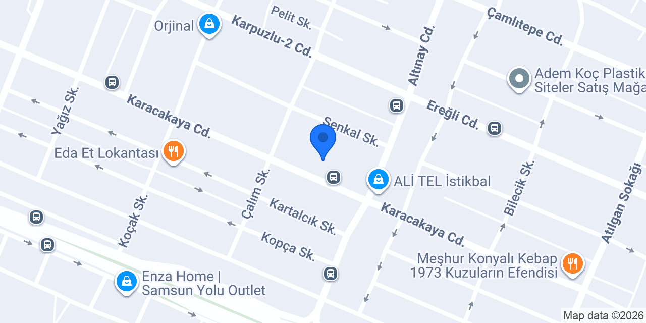 Koskar Mobilya Sanayi A.Ş konumu