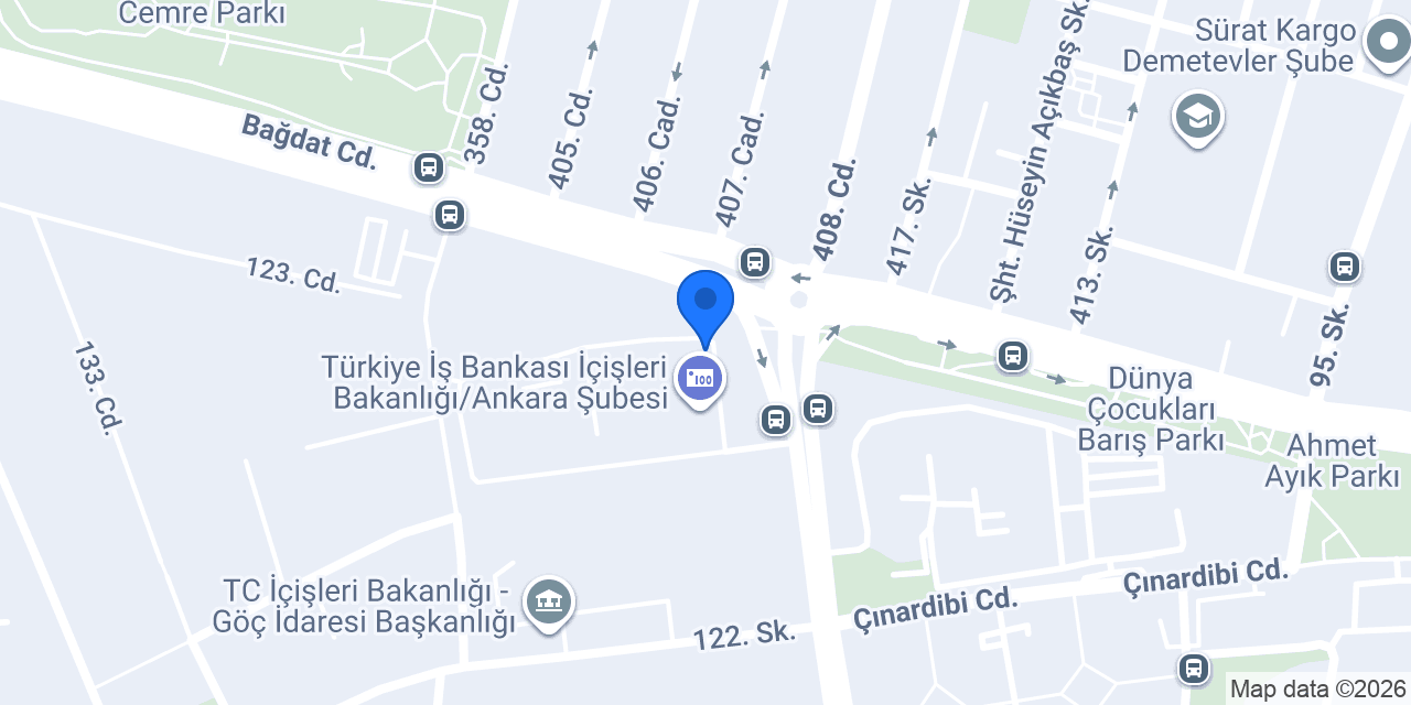 Bağdat Taksi konumu