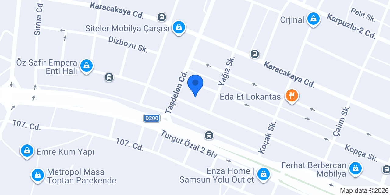 ışıltı Mobilya Aksesuar konumu