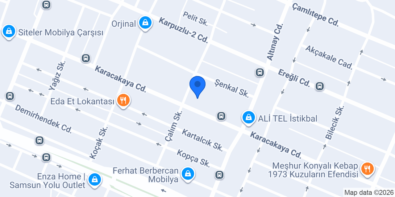 AKM MOBİLYA konumu