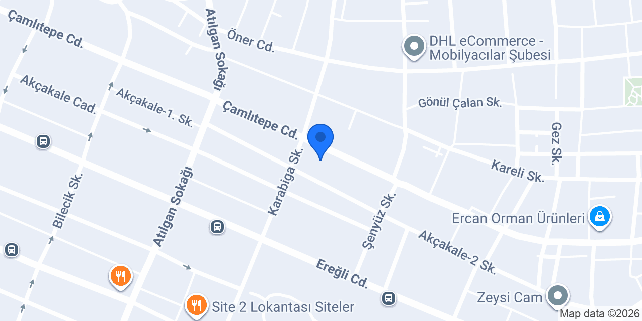 Altınbaşak Mobilya konumu
