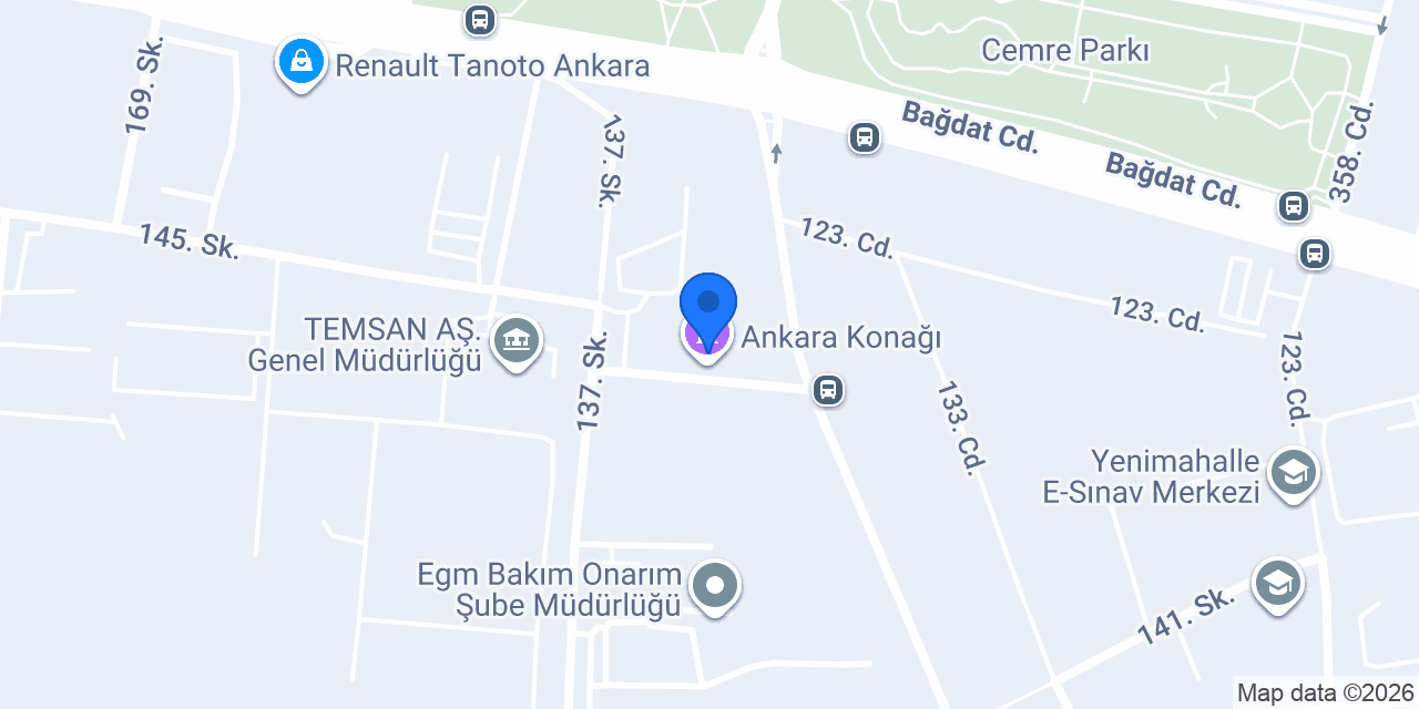 Ankara Konağı konumu