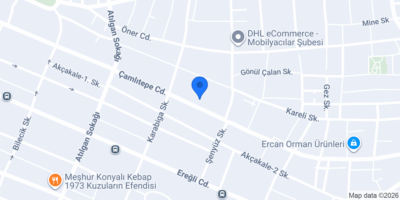 Herda Mobilya Dekorasyon konumu