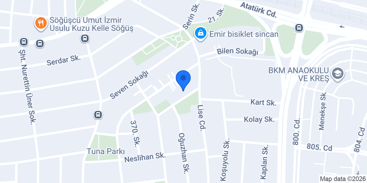 Uzman Şahin Veteriner Kliniği konumu