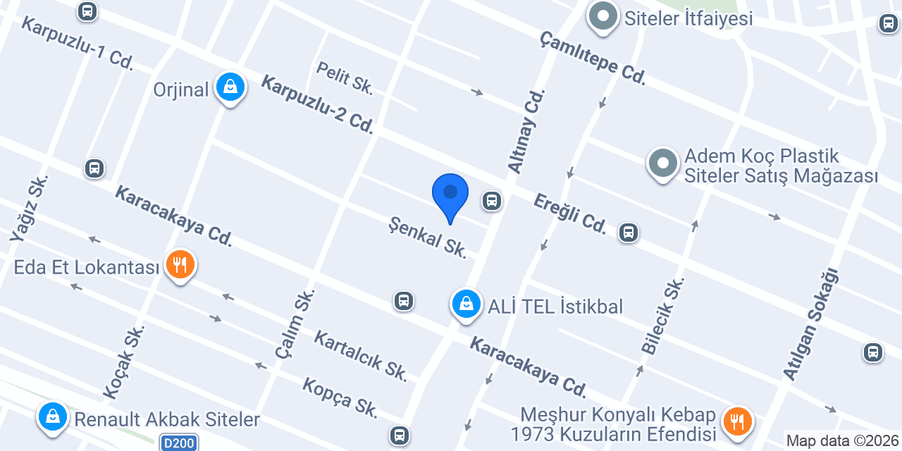 Kılıç Koltuk konumu