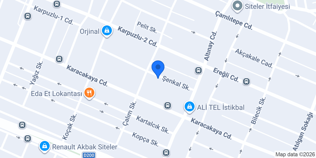 Elmalı İmalatçı konumu