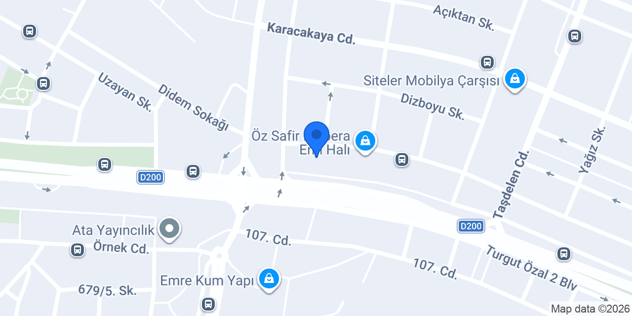 Benna Dekorasyon konumu