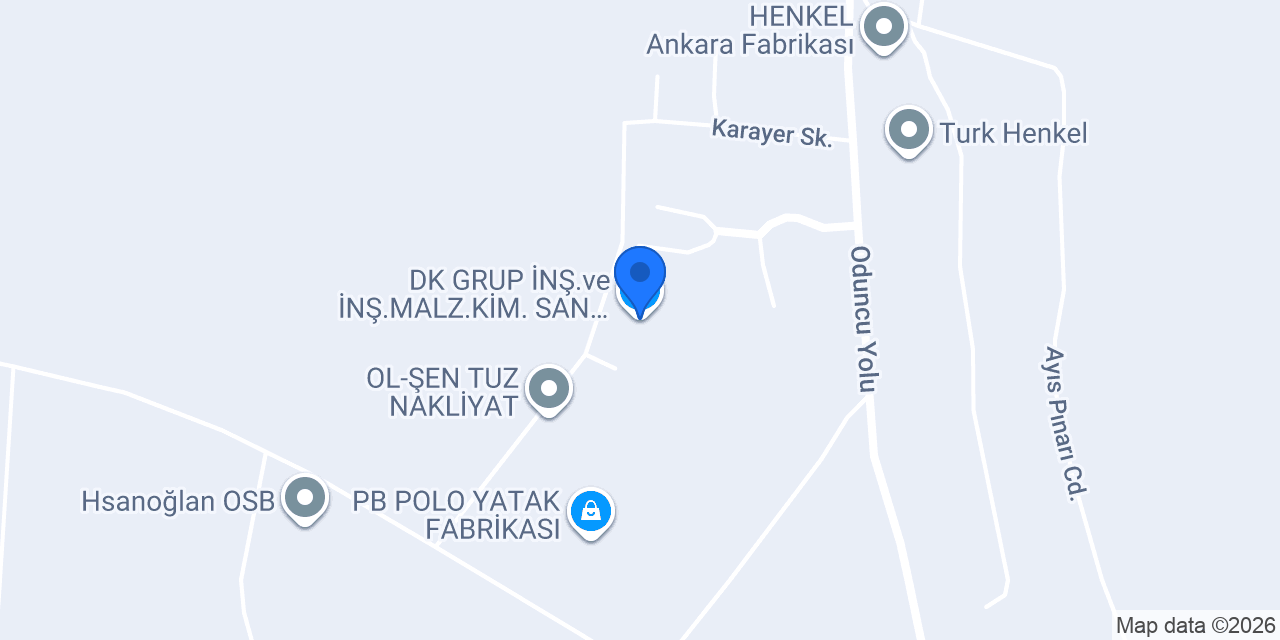 DK GRUP İNŞ.ve İNŞ.MALZ.KİM.SAN.TİC.LTD.ŞTİ konumu