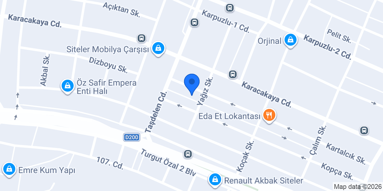 Akın ticaret konumu