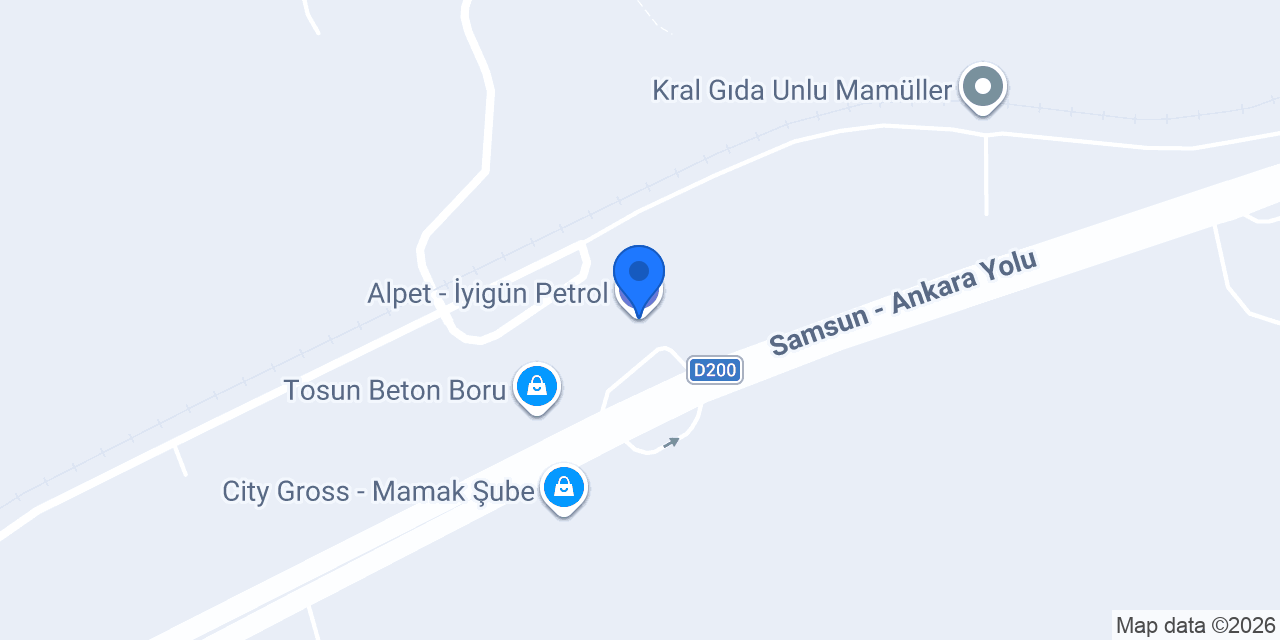 Alpet - İyigün Petrol konumu