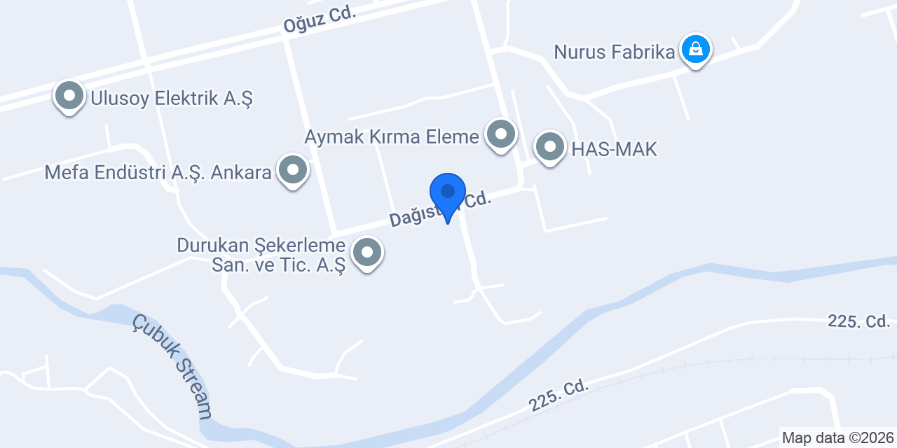 ALMİN ALÜMİNYUM PROFİL SAN. ve TİC. LTD. ŞTİ. konumu