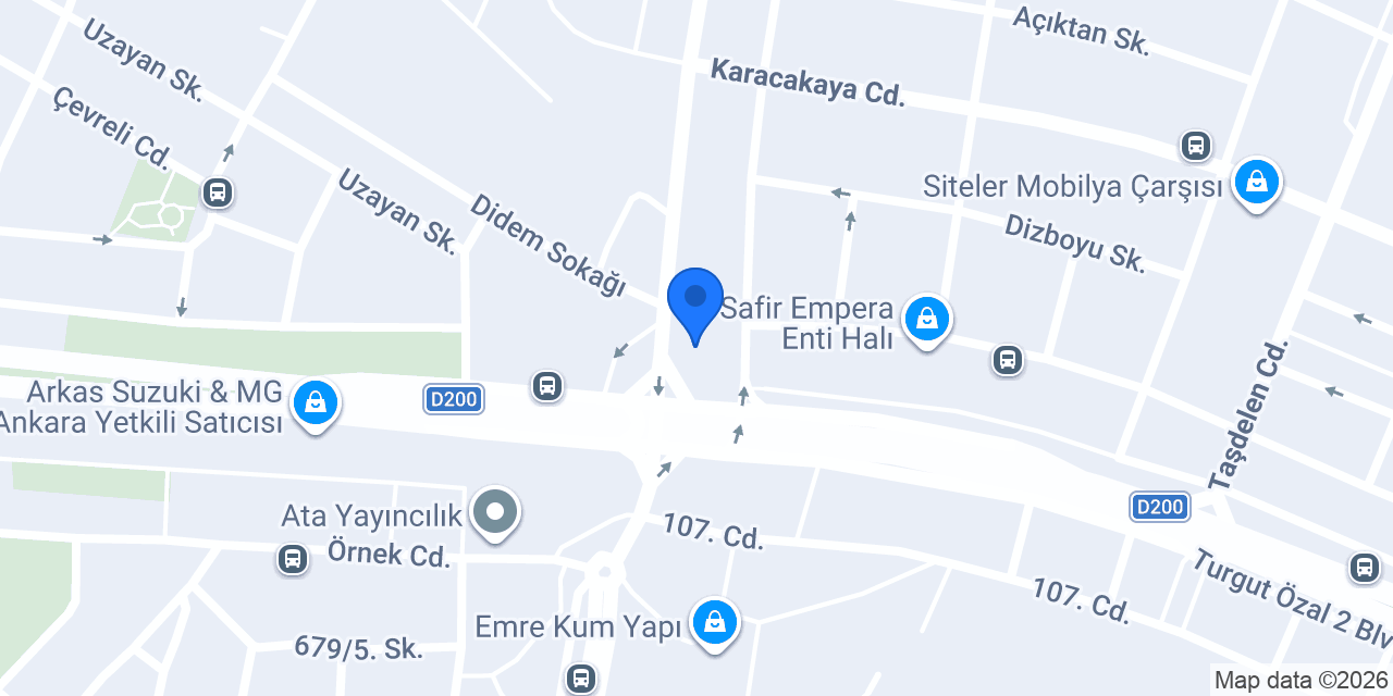 Özgün Oto Servis Siteler konumu