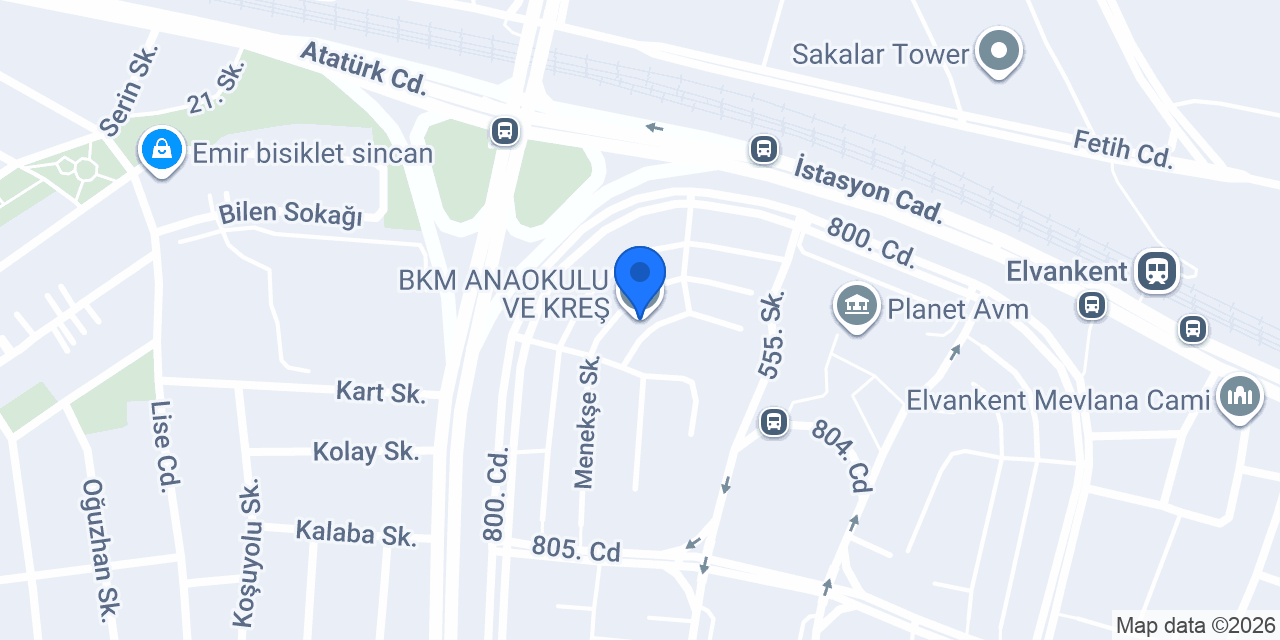 BKM ANAOKULU VE KREŞ konumu