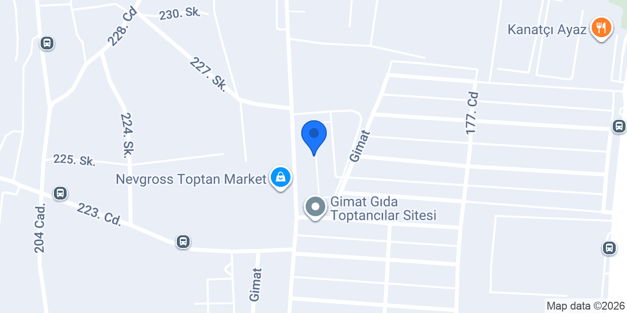 İSRAN Teknik Hizmetler konumu