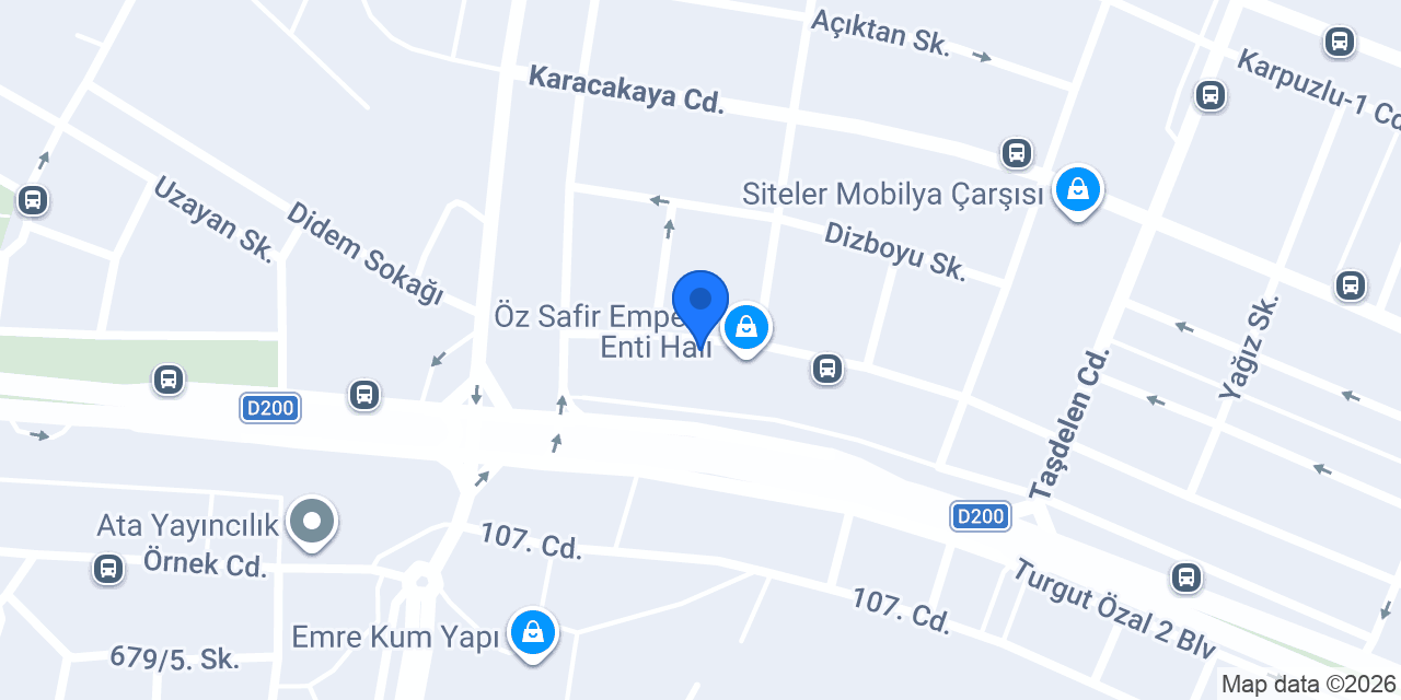 Demirhendek Mobilya konumu
