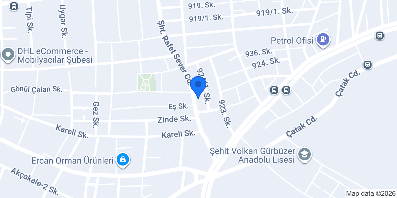 Metin Oto Lastik konumu