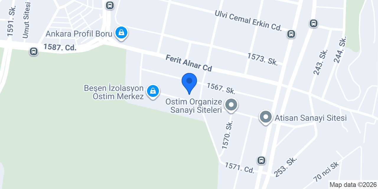 Gedikoğlu Yapı - Jotun Ankara Satış Noktası konumu