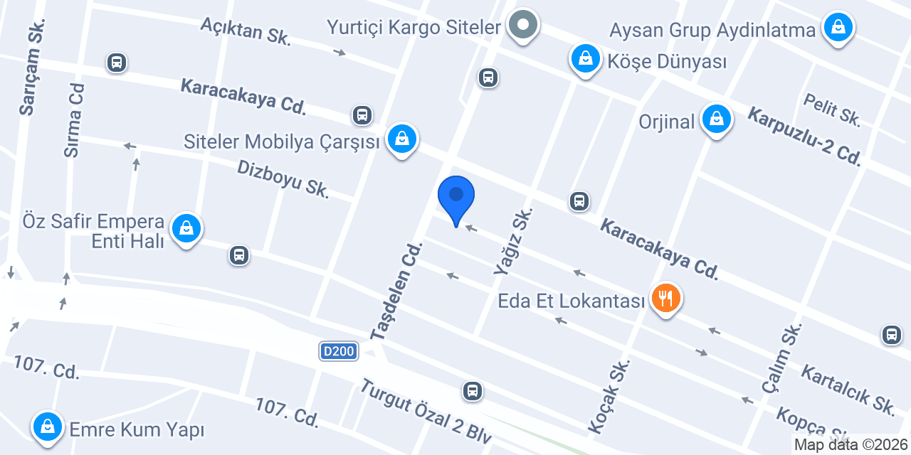 Görkem Çocuk Mobilya konumu