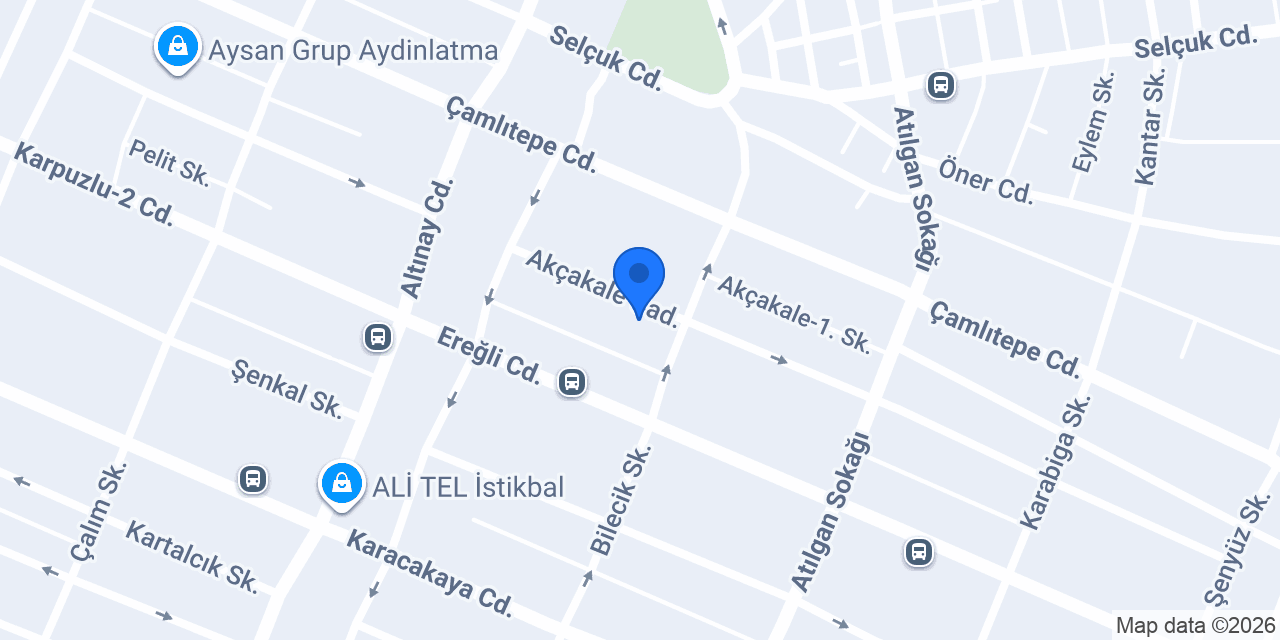 Yazaroğlu Mobilya konumu