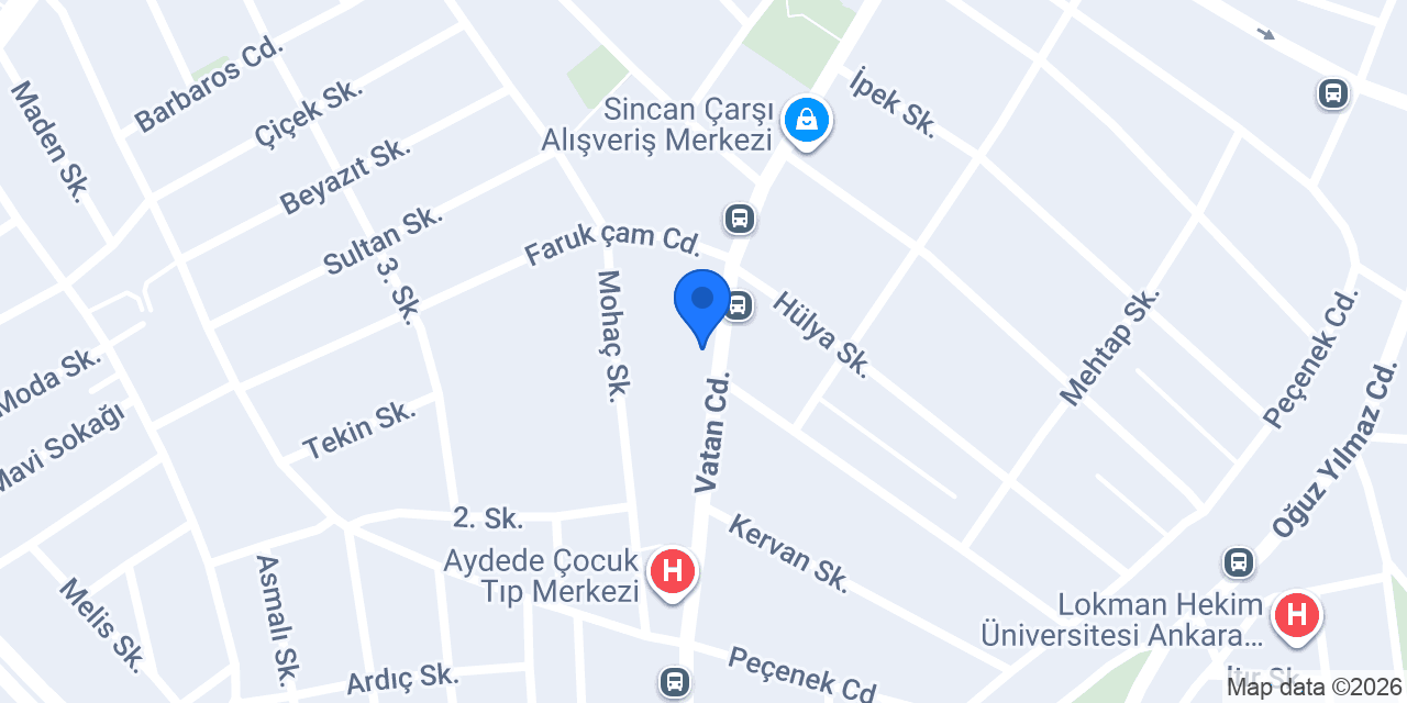 Saha Yapı Malzemeleri konumu
