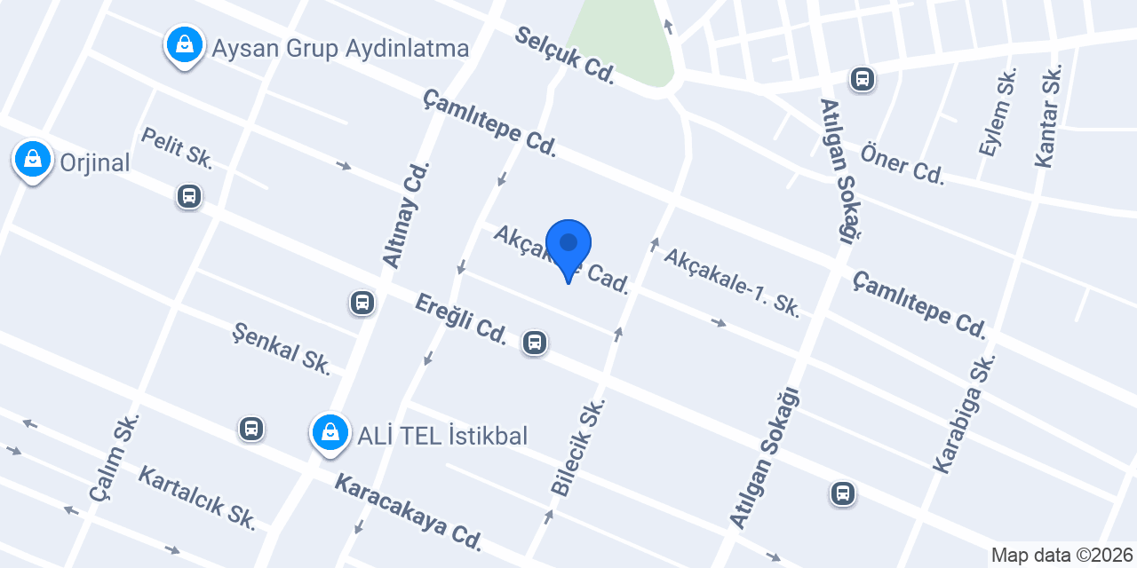 Miraç Oto Lastik konumu