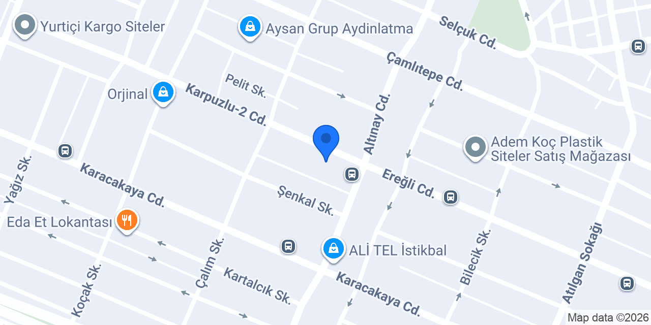 Ali Ergül Mobilya konumu