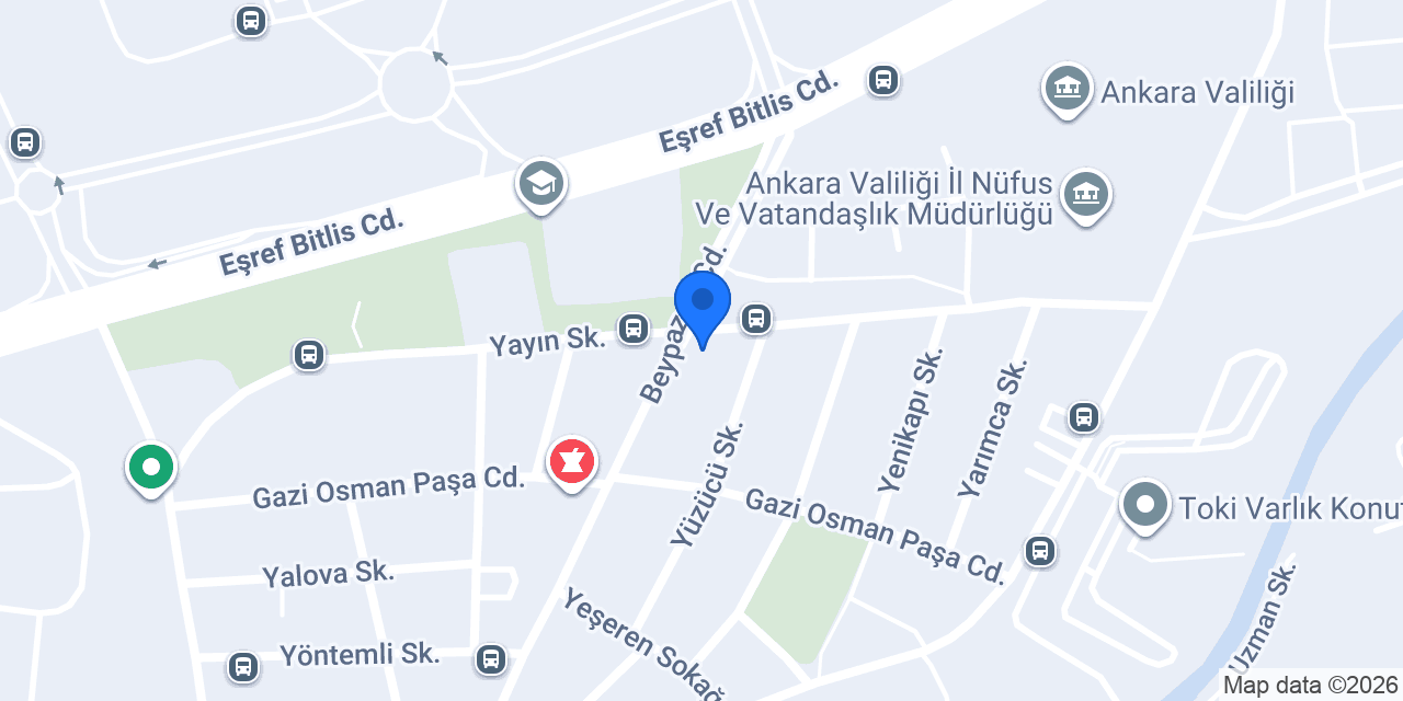 Yenianka Eczanesi konumu