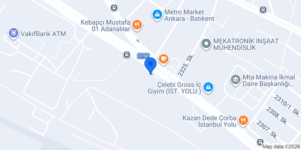 BİR YAKIT TİCARET konumu